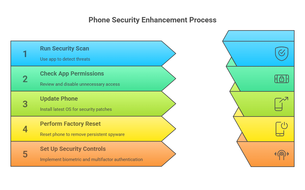 Image describing the phone security enhancement process