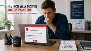 The First Week Mistake Nobody <br>Plans For